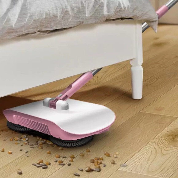 💝 PINK PUSH SWEEPER MOP SPIRAL FLOOR CLEANER - Picture 3 of 8